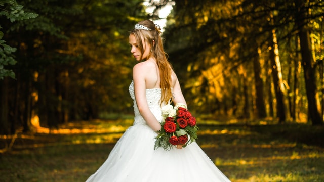 Букет из искусственных цветов на свадьбу